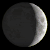Waxing Crescent, Moon at 5 days in cycle